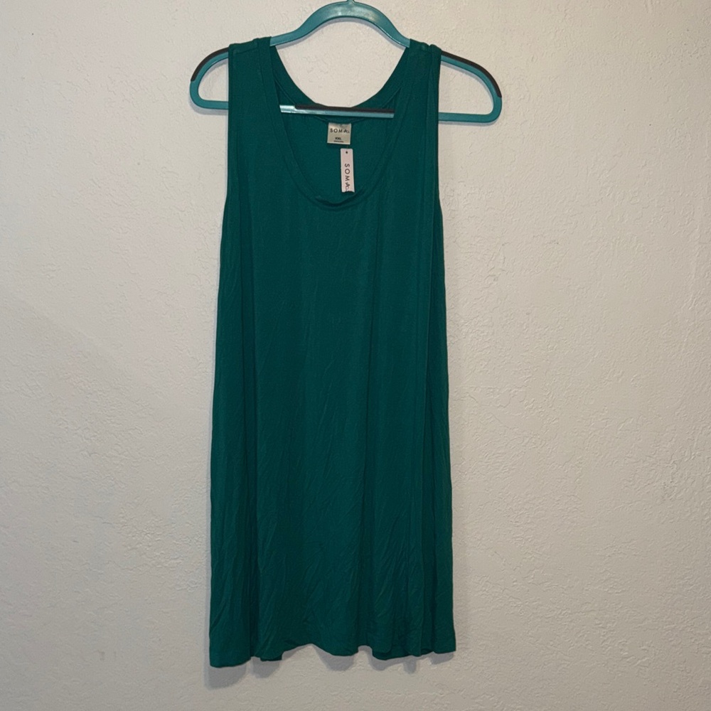 Teal Sleeveless Sleepshirt 2X XXL 2XL NWT New B5